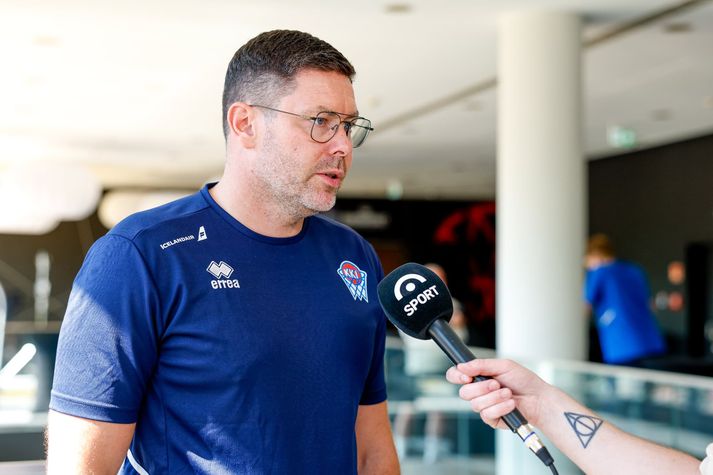 Viðar Örn Hafsteinsson hefur trú á okkar drengjum fyrir leik dagsins.