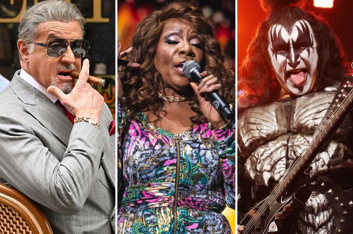 Stallone, Gaynor og meðlimir Kiss verða heiðruð, á meðal annarra.