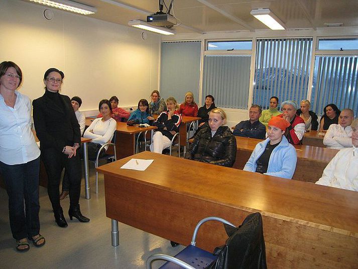 Þeir sem sækja námskeiðin fá kennslu á íslensku eða ensku. Myndin er tekin á námskeiði árið 2009.
mynd/hb grandi