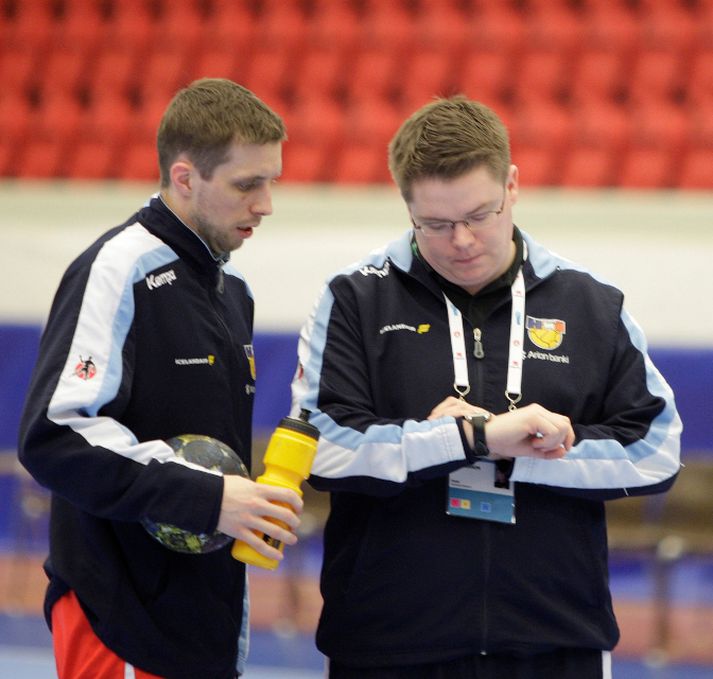 Gametime. Gunnar Magnússon er hér ásamt Þóri Ólafssyni. Mynd/Valli