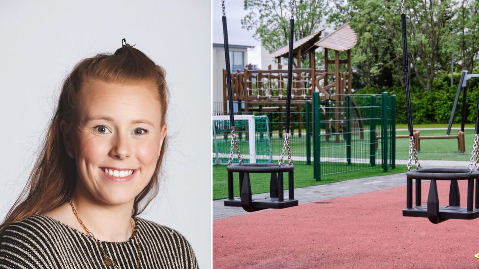 Börnin segja hóp manna hafa elt þau og boðið nammi