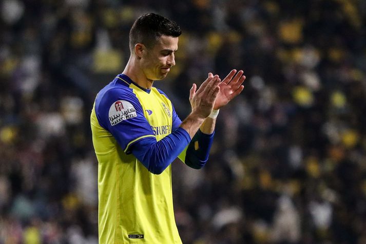 Cristiano Ronaldo þarf með sama áframhaldi ekki marga leiki til viðbótar til að komast í efsta sætið yfir markahæstu menn deildarinnar.