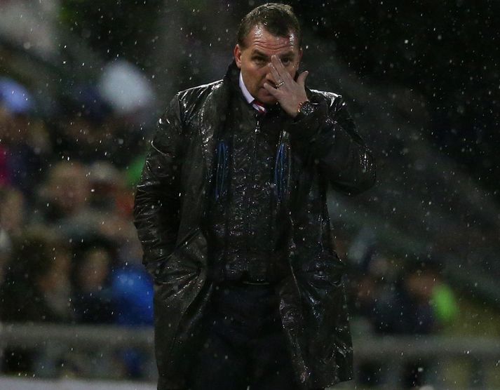 Rodgers allt annað en sáttur eftir ósigurinn í dag.