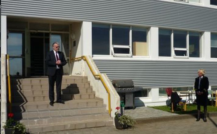 Ögmundur Jónasson innanríkisráðherra hélt ávarp við opnunina.