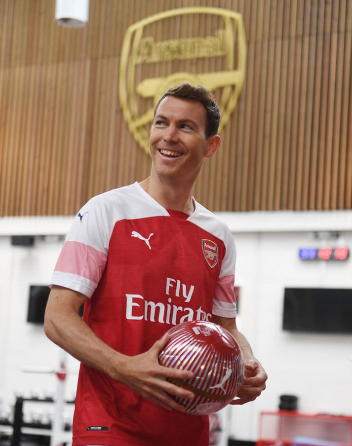 Stephan Lichtsteiner í Arsenal búningnum.