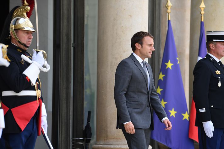 Emmanuel Macron, forseti Frakklands.