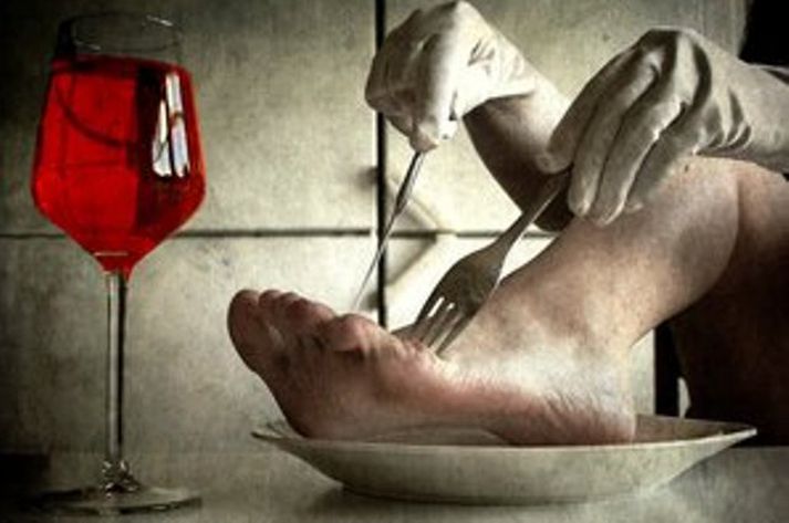 Mannát. Já, myndin er úr safni og er að auki sviðsett.