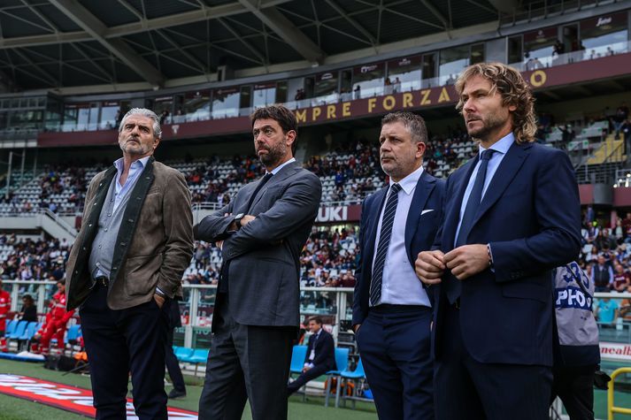 Frá vinstri: Maurizio Arrivabene, Andrea Agnelli, Federico Cherubini og Pavel Nedvěd.