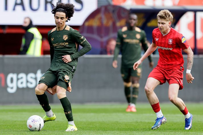 Kristian í baráttunni í leik dagsins