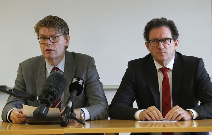 Björn Zoëga, forstjóri Landspítalans og Kristján Þór Júlíusson, heilbrigðisráðherra.