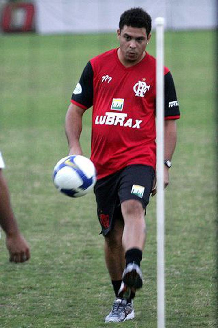 Ronaldo á æfingu.