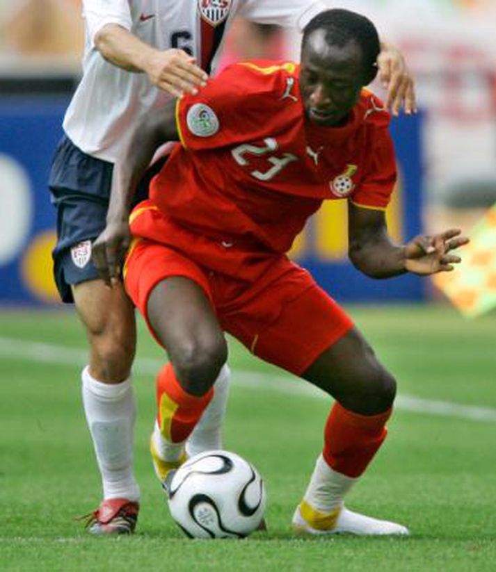Dramani í leik með Gana á HM 2006.