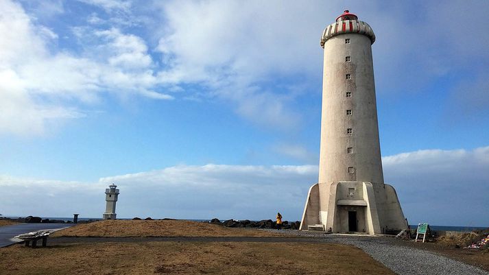 Á fimm árum hafa um 40 þúsund manns heimsótt vitann á Akranesi sem Hilmar líkir við vitann á Gróttu.