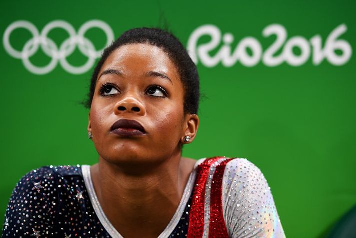 Gabby Douglas hefur unnið til þrennra gullverðlauna á Ólympíuleikum.