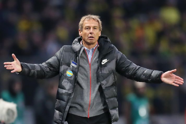 Klinsmann hissa á svip.