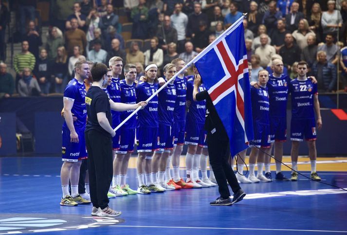 Strákarnir okkar í íslenska karlalandsliðinu í handbolta