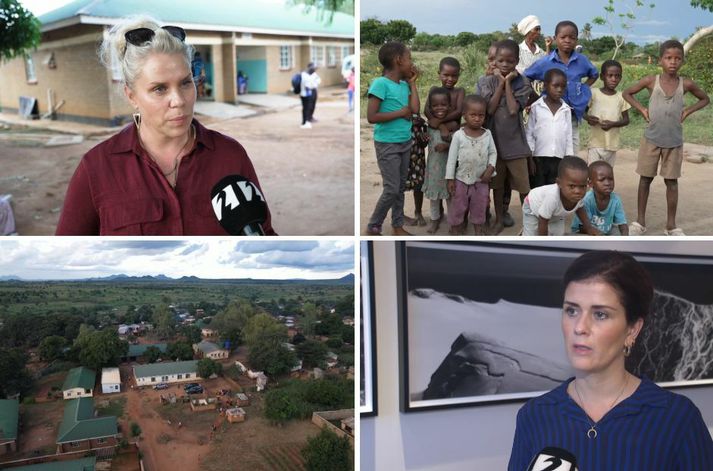 Sunna Sæmundsdóttir ræddi við íbúa í Malaví.