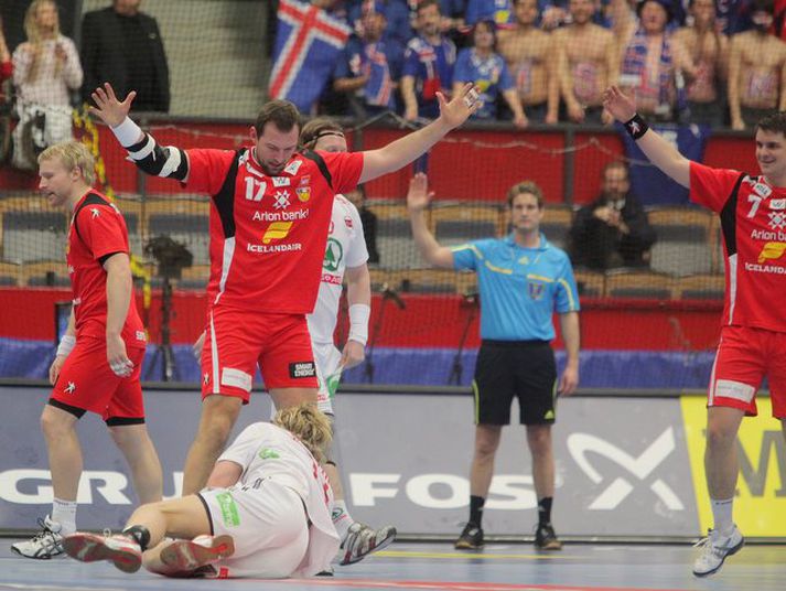 Íslenska vörnin var sterk í riðlakeppninni.