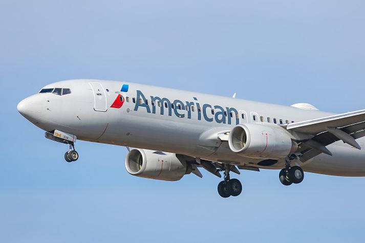 Fjölskyldan var á leið í flug með American Airlines þegar atvikið kom upp.