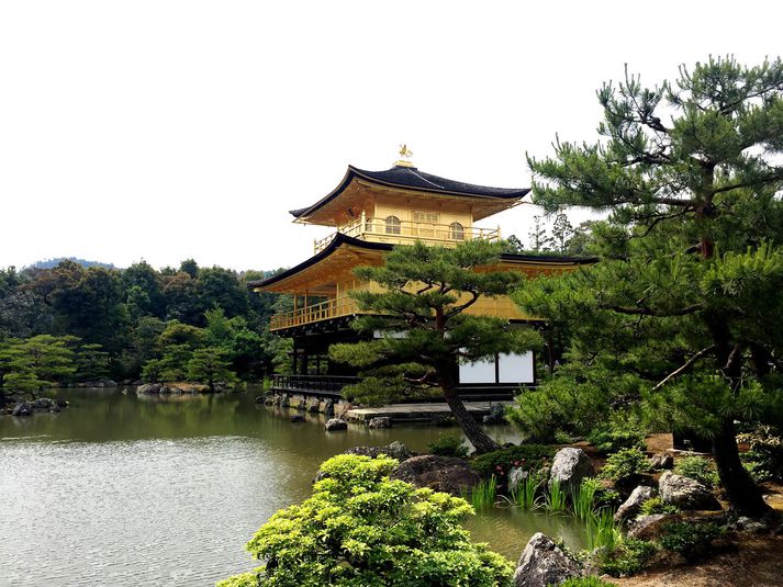 Gyllta hofið Kinkaku-ji er einn vinsælasti áfangastaður Kýótó.