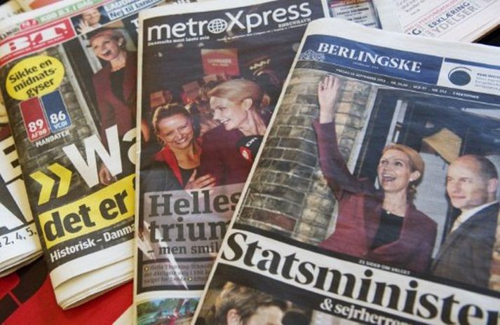 Það hefur vakið mikla athygli í Danmörku að nú tekur kona við sem forsætisráðherra.