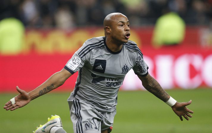 Andre Ayew í leik með Marseille.
