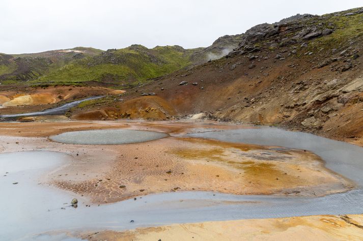 Smáskjálftar í morgun við Krýsuvík eru ekki endilega taldir tengjast atburðum við Sundhnúkagíga. 
