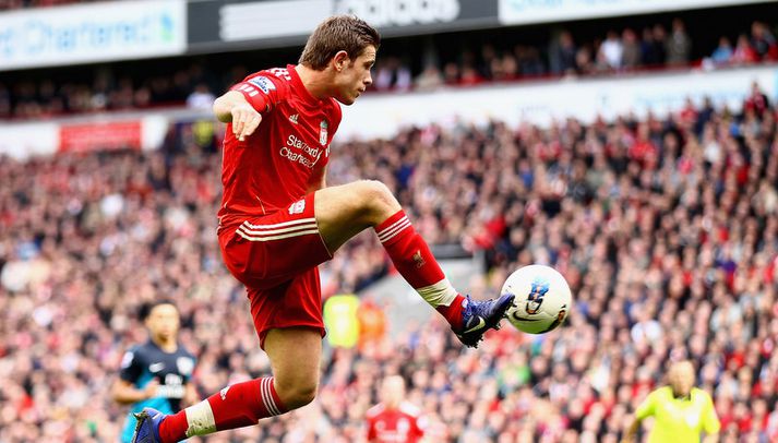 Henderson í leiknum gegn Arsenal.