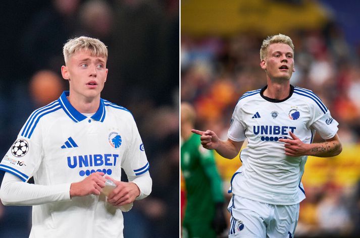 Viktor Bjarki Daðason er að slá í gegn hjá FC Kaupmannahöfn. Samlandi hans, nú landsliðsfyrirliðinn Orri Steinn Óskarsson, hefur verið í þeirri stöðu hjá sama liði.