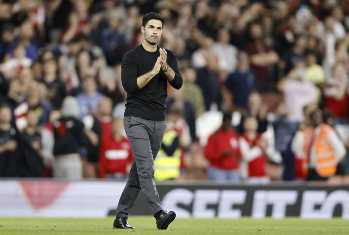 Mikel Arteta var sáttur með sigurinn.