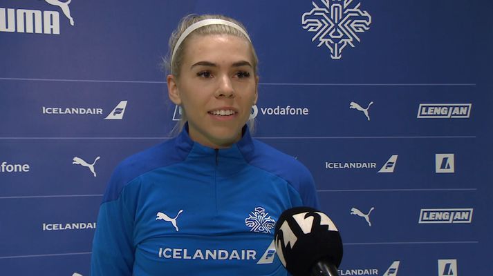 Ásdís Karen Halldórsdóttir spjallaði við Helenu Ólafsdóttur í Laugardalnum í dag.