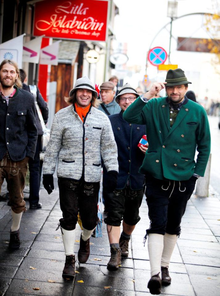 Austurrískir ferðamenn. Um 30 prósentum fleiri ferðamenn sóttu Ísland heim í nóvember og desember í fyrra en árið áður. Mynd/Valli