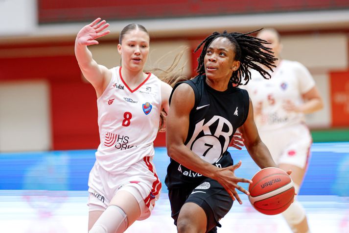 Haukar KR. Bónus deild kvenna 2025 körfubolti KKÍ.