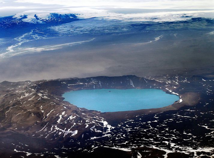 Líkið fannst á leiðinni frá Öskju niður í Dyngjufjalladal.