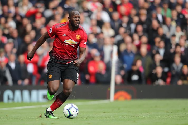 Romelu Lukaku kom til Manchester United árið 2017