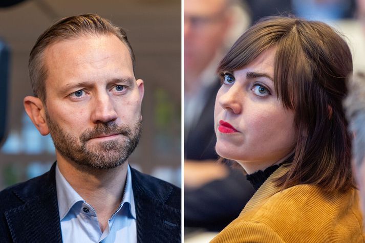 Einar Þorsteinsson og Dóra Björt Guðjónsdóttir tókust á um borgarmálin.
