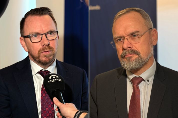 Ragnar Þór Ingólfsson, félags- og húsnæðismálaráðherra, og Daði Már Kristófersson, fjármála- og efnahagsráðherra.