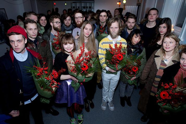 Mynd frá því á kynningu á Kraumslistanum 2013.