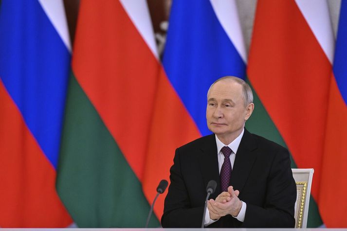 Vladimír Pútín, forseti Rússlands.