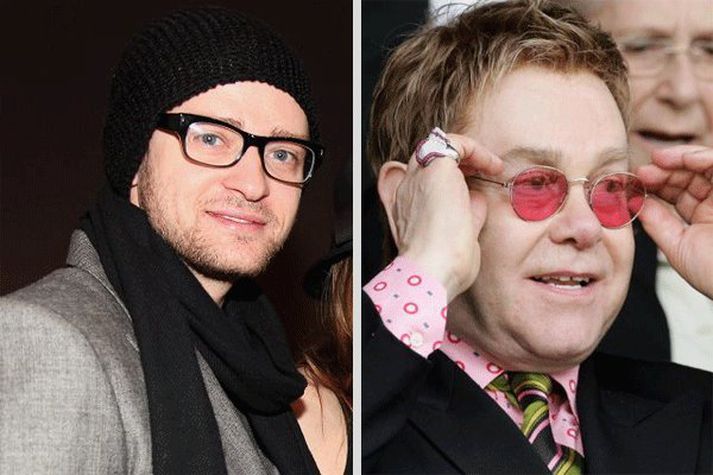 Justin Timberlake er á óskalista Elton John.