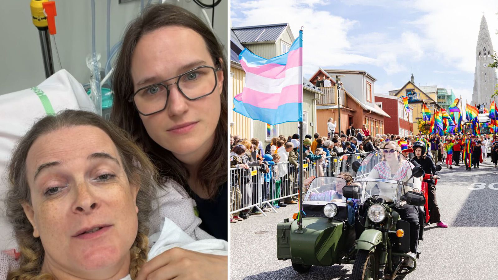 Lenti í mótorhjólaslysi daginn eftir gleðigönguna