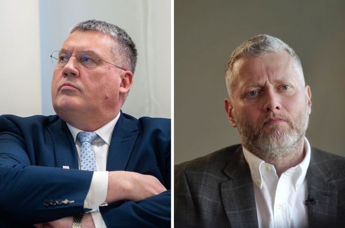 Ólafur Þór Hauksson og Jón Óttar Ólafsson.
