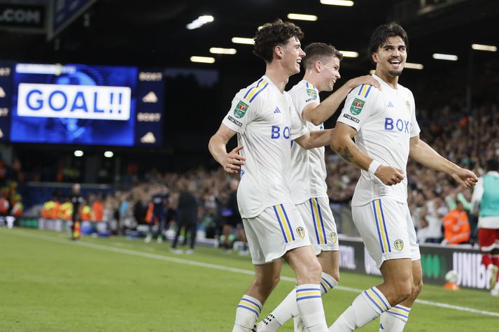 Leeds United verður í eldlínunni í ensku Championship-deildinni í kvöld.