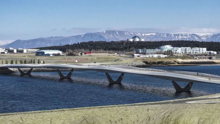 Til stendur að bjóða út vinnu við Fossvogsbrú á árinu. 