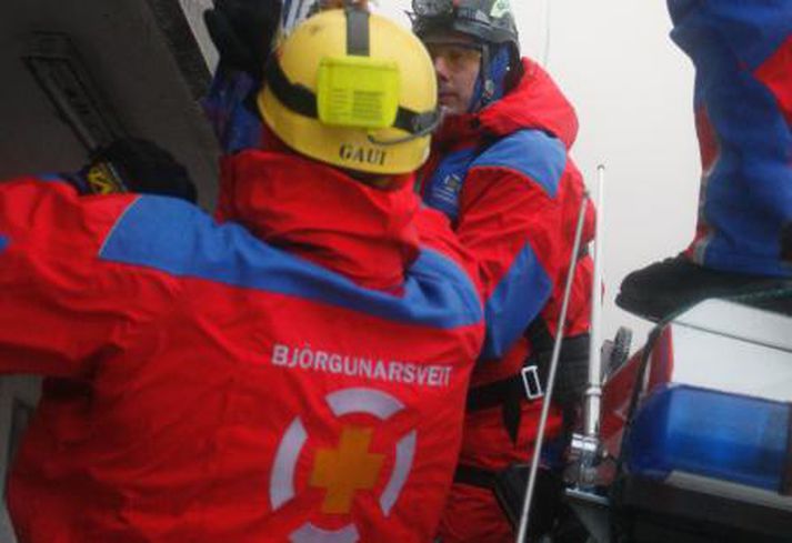 Björgunarsveitin Húnar komu tveimur bandarískum konum til hjálpar.