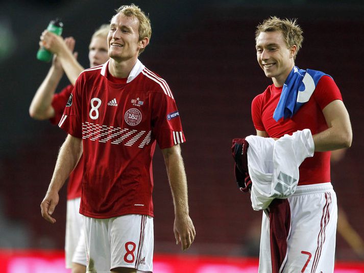 Thomas Kahlenberg í leikslok í gær.
