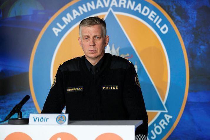 Víðir Reynisson sviðsstjóri hjá Almannavörnum. 