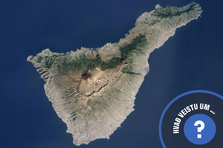 Um milljón manna búa á Tenerife.