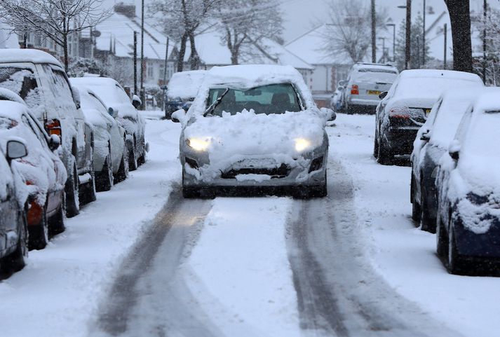 Mikill snjór verður í Bretlandi og kalt næstu daga.