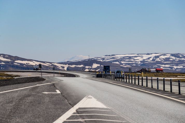 Einar segir lögreglu hafa fengið tilkynninguna fyrir stuttu. 